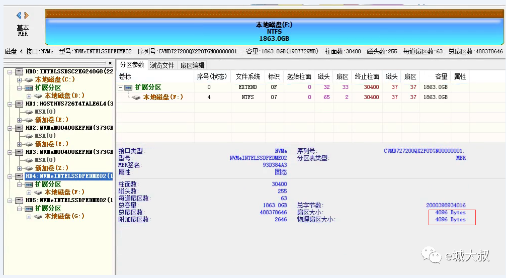 Intel P3600的SSD硬盘（4K盘）网维大师环境出盘有问题的解决方法